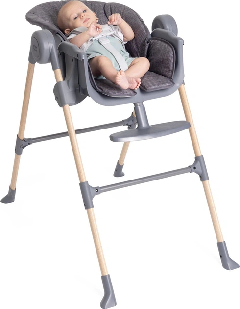 Крісло для годування Chicco Polly Essential Coal (8058664180882) - зображення 8