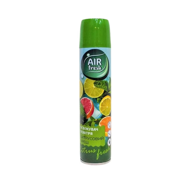 Освіжувач повітря AIR fresh Цитрусовий фреш 300 мл (4820212941153) - Фото 1 Освіжувач повітря AIR fresh Цитрусовий фреш 300 мл (4820212941153) - изображение 1