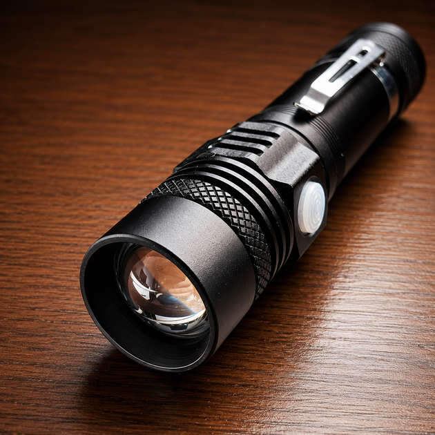 Фонарь ручной с красным светом BL T6 red зарядка USB аккумулятор 18650 - Фото 2 Фонарь ручной с красным светом BL T6 red зарядка USB аккумулятор 18650 - изображение 2