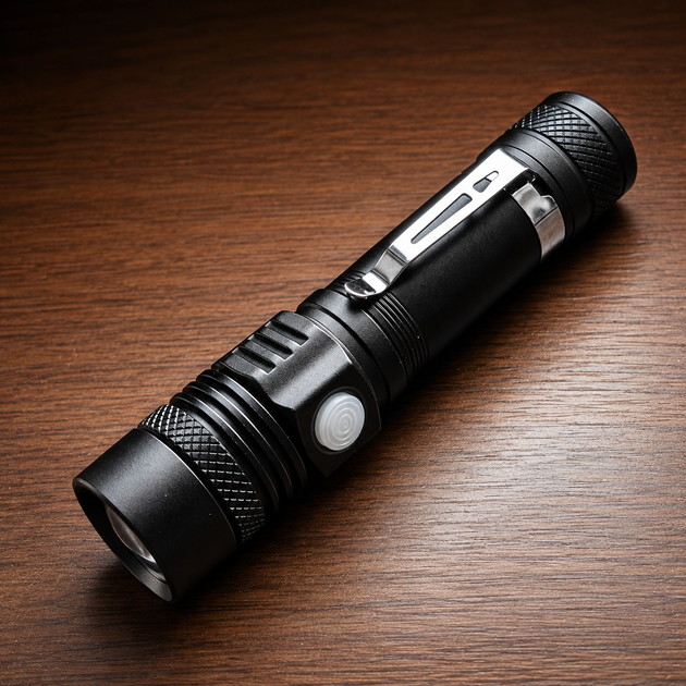 Фонарь ручной с красным светом BL T6 red зарядка USB аккумулятор 18650 - Фото 3 Фонарь ручной с красным светом BL T6 red зарядка USB аккумулятор 18650 - изображение 3
