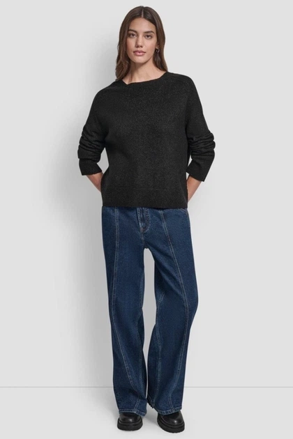 Светр DKNY 42(S) Чорний (153275) - Фото 2 Светр DKNY 42(S) Чорний (153275) - зображення 2