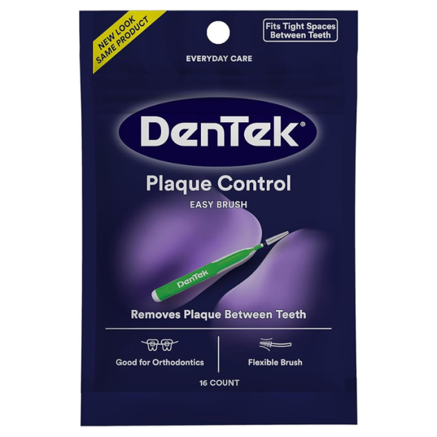 Міжзубні щітки DenTek Plaque Control для вузьких проміжків, 16 шт - Фото 1 Міжзубні щітки DenTek Plaque Control для вузьких проміжків, 16 шт - изображение 1