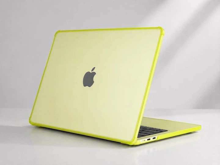 Чохол-накладка CaseFashion Frost Shield Protected для MacBook Neo 13” A18 (2026) Neon Yellow - Фото 2 Чохол-накладка CaseFashion Frost Shield Protected для MacBook Neo 13” A18 (2026) Neon Yellow - изображение 2