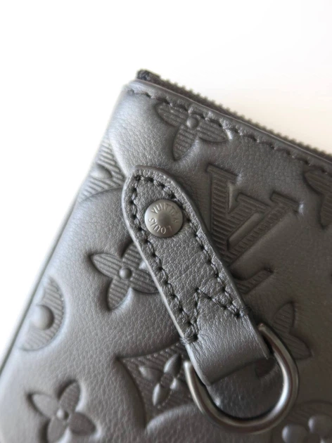 Сумка чоловіча месенджер Louis Vuitton Trio Messenger чорна (155) - изображение 4