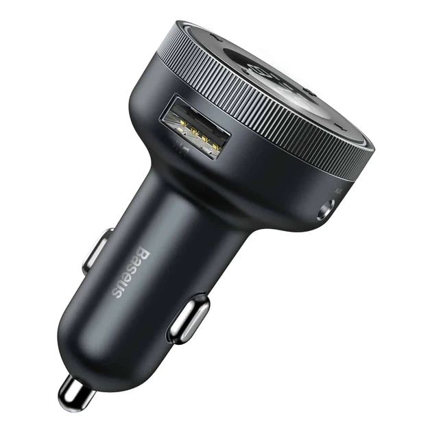 FM-трансмітер Baseus Enjoy Car Wireless MP3 Charger Bluetooth 5.0 USB Type-A чорний - зображення 3