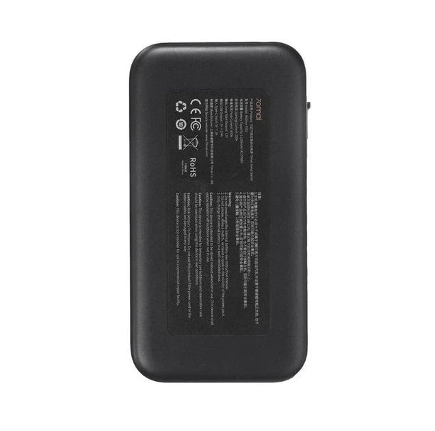 Автомобильный пуско-зарядный устройство 70Mai PS01 11000mAh Литий-полимерный Пластик Черный - изображение 3