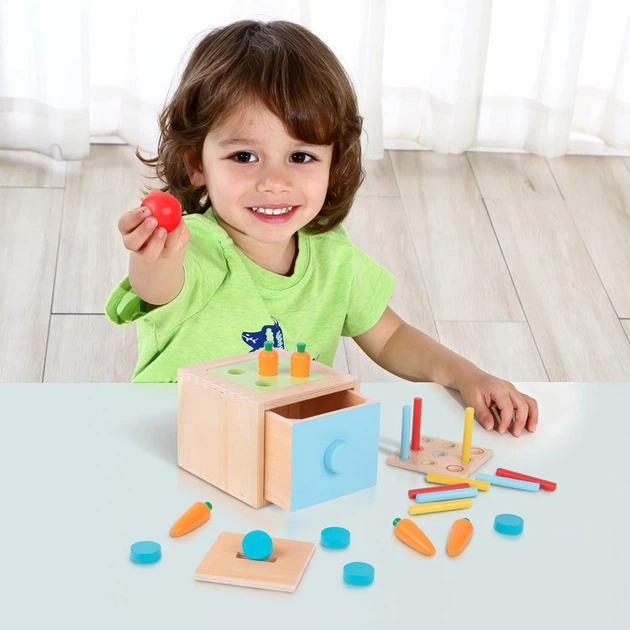 Навчальний бокс сортер 4в1 Tooky Toy TK320 - зображення 4