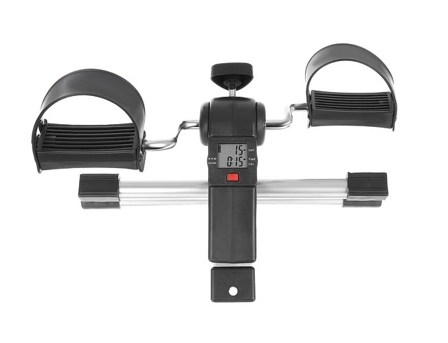 Мини велотренажер магнитный Trizand для рук и ног складной 32 5х40х16 см 2 4 кг с LCD дисплеем для реабилитации и домашних тренировок кардио нагрузка противоскользящий устойчивый компактный - изображение 6