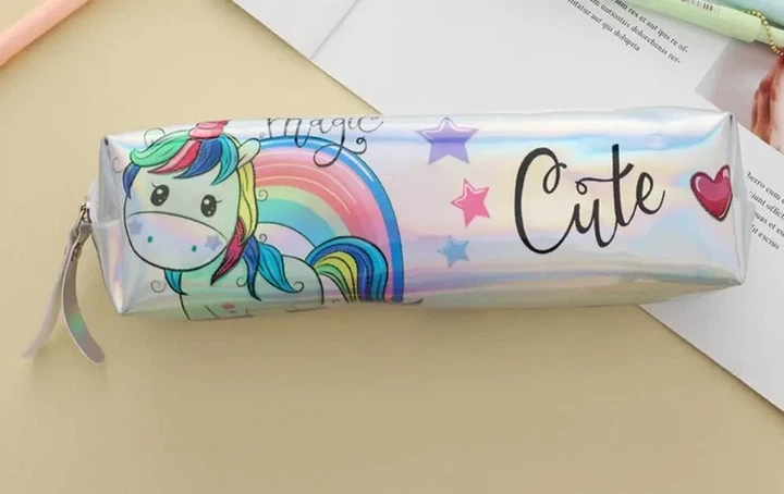 Пенал Косметичка школьный Единорог Magic Cute Unicorn 190*50*45 мм - изображение 3