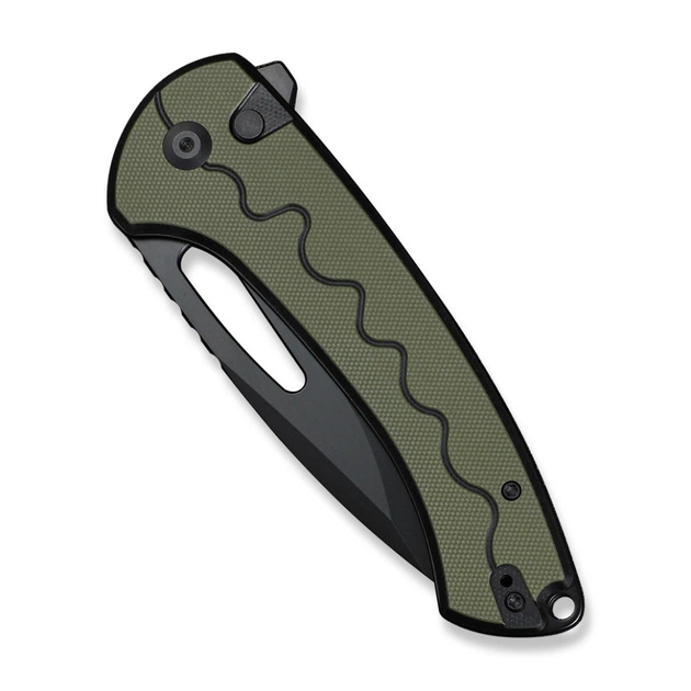 Ніж складаний Sencut Squiggy Black/Green S24082A-2 - изображение 4
