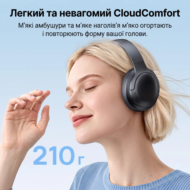 Беспроводные Bluetooth наушники с микрофоном Baseus Bass BH1 Lite (BT 6.0, 80 ч, ENC). Black - изображение 8