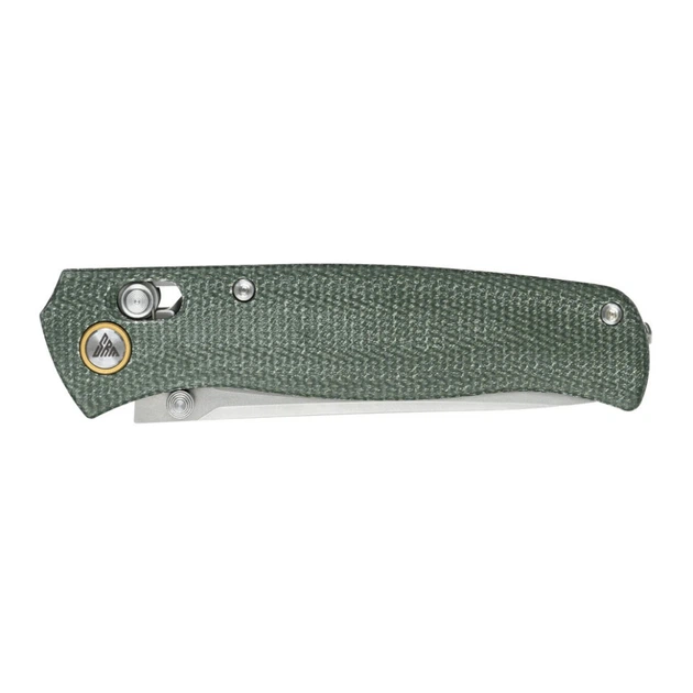 Нож складной туристический SRM Medal (8,2 см) 140Cr / Micarta, зеленый - изображение 8