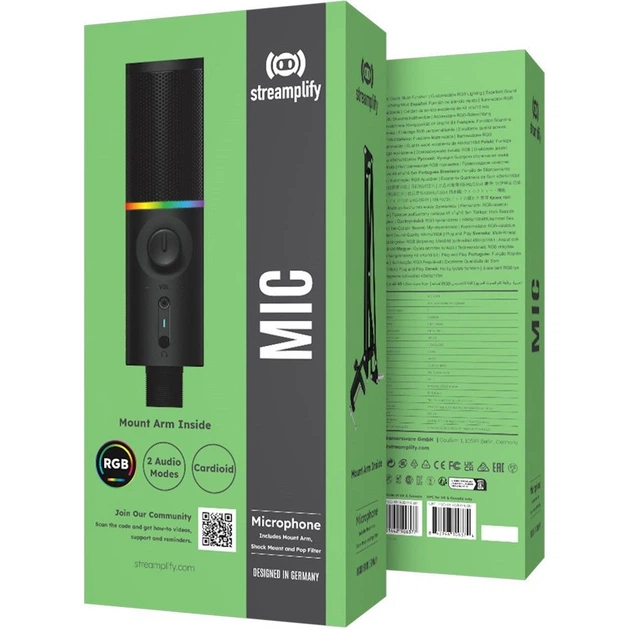 Микрофон Streamplify MIC ARM-48-RGB-MA (SPMC-MZ1C227.11) [168943] - изображение 10