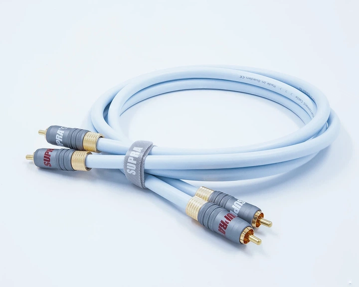 Міжблочний кабель RCA Supra EFF-IX Audio Pair 2 м Ice Blue - изображение 4