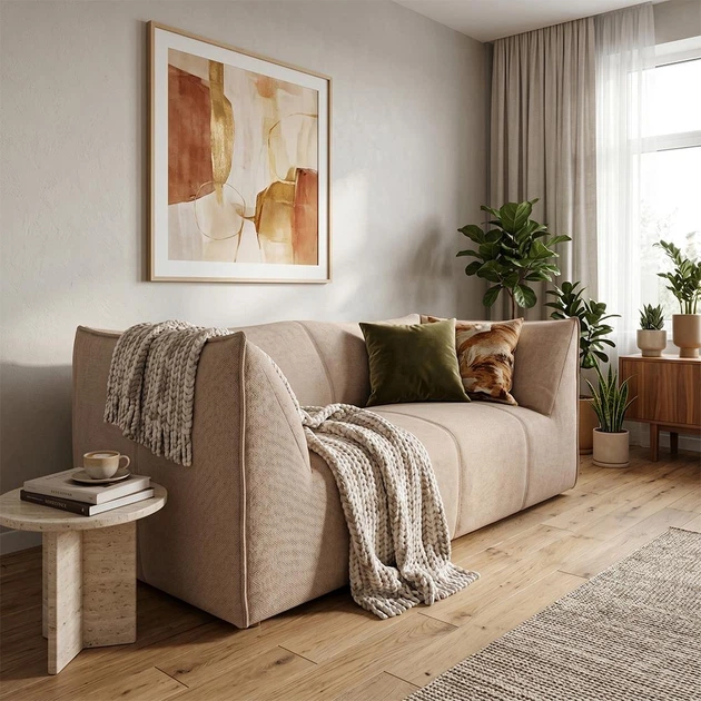 Диван Lotos Soft Latte 172×87×82 см - изображение 5