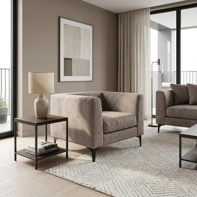 Диван Morgan Smoke Grey 90×77×70 см - зображення 4