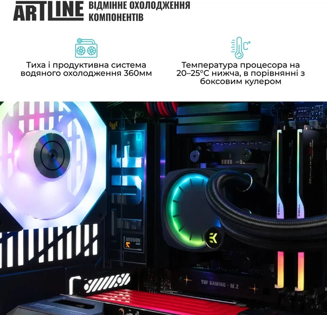 Компьютер ARTLINE Gaming Y70BR (Y70BRv145) - Фото 6 Компьютер ARTLINE Gaming Y70BR (Y70BRv145) - изображение 6