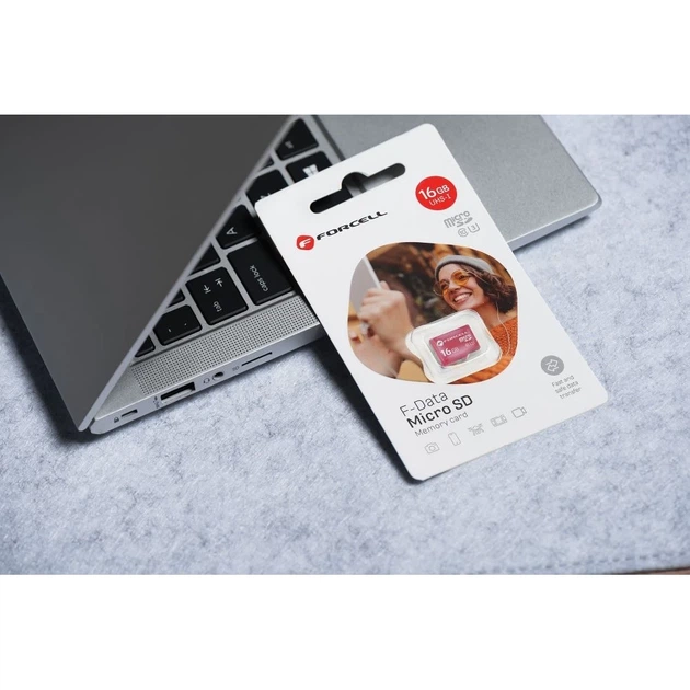 Карта пам'яті microSD 16GB U3 Class 10 Forcell F-Data Red (5903396324710) - зображення 2