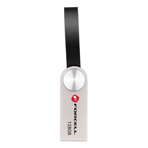 Флешка 128GB USB 3.2 Gen 1 Forcell F-Data Metal Silver (5903396391828) - зображення 2