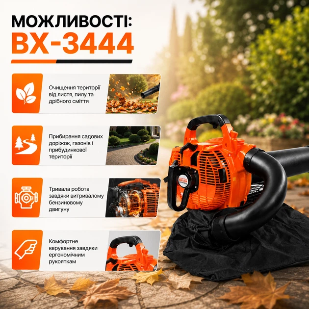 Бензиновая воздуходувка BX-3444 - изображение 6