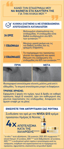 Сироватка для обличчя Nivea Q10 Anti-Wrinkle Collagen Expert 30 мл (9005800398907) - Фото 3 Сироватка для обличчя Nivea Q10 Anti-Wrinkle Collagen Expert 30 мл (9005800398907) - зображення 3