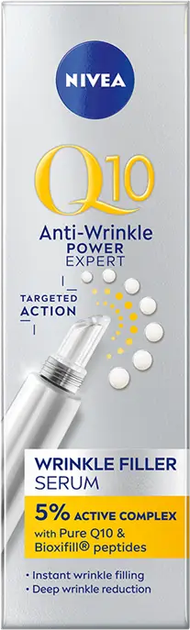 Serum do twarzy Nivea Q10 Power Expert Wrinkle Filler 15 ml (9005800360287) - Zdjęcie 3 Serum do twarzy Nivea Q10 Power Expert Wrinkle Filler 15 ml (9005800360287) - obraz 3
