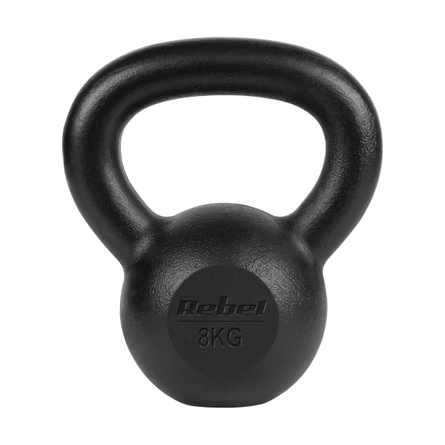Гиря чугуна Rebel Active RBA-2323-08 8 кг для силових тренувань - зображення 3