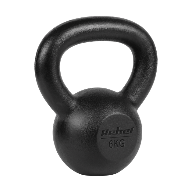 Спортивна чугуна гиря Rebel Active 6 кг для фітнесу - зображення 2