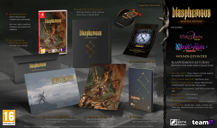 Гра Nintendo Switch Blasphemous: Martyr's Limited Edition (Картридж) (4041417862122) - зображення 9