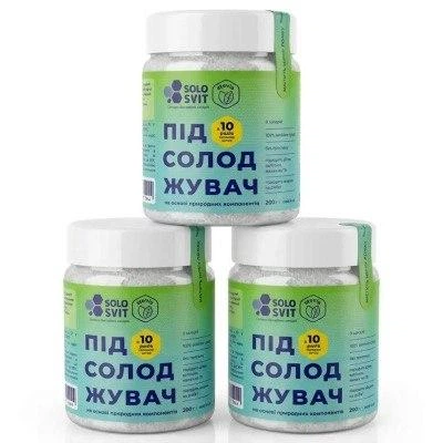 Підсолоджувач SOLOSVIT Stevia +1:10 без гіркоти синя банка 200 г - зображення 2