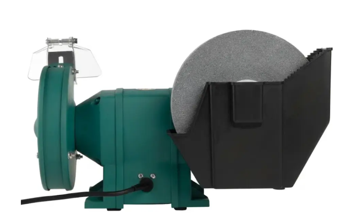 Заточний верстат BOXER BX401 1350 Вт для сухого та мокрого заточування з дисками 150 та 200 мм для заточування ножів свердел стамесок та інструменту - Фото 5 Заточний верстат BOXER BX401 1350 Вт для сухого та мокрого заточування з дисками 150 та 200 мм для заточування ножів свердел стамесок та інструменту - зображення 5