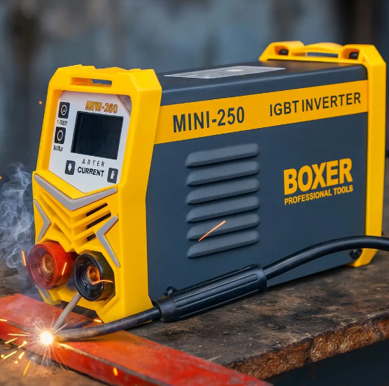 Инверторный сварочный аппарат Boxer 300 А IGBT MMA Lift TIG с LCD дисплеем для электродов 1,6–4 мм - изображение 8