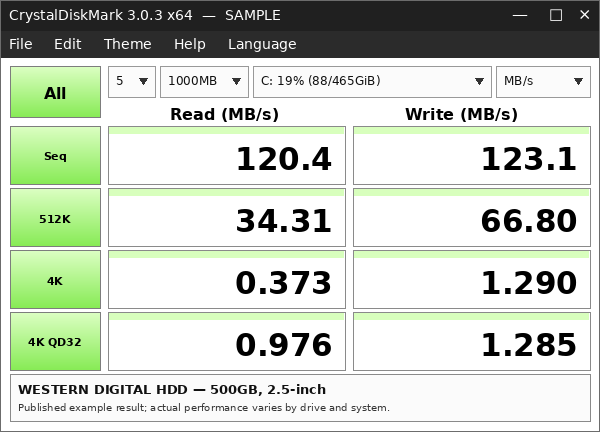 Жорсткий диск HDD Western Digital 500GB 2.5″ SATA III 32MB CMR б/в для ноутбука - зображення 4