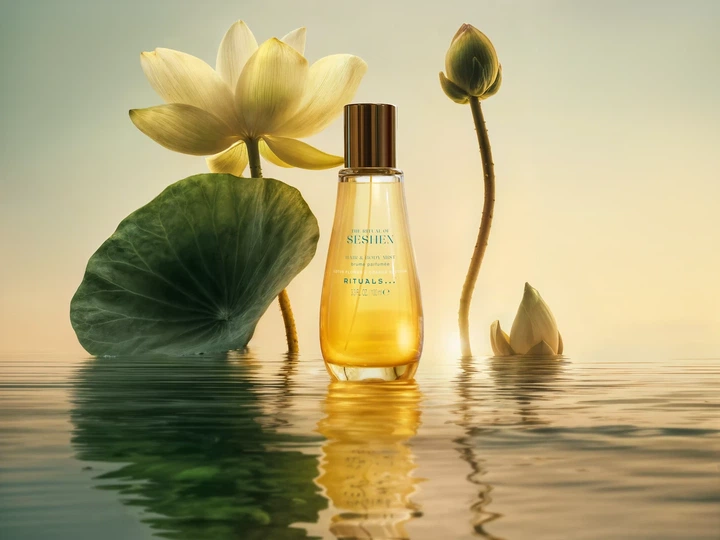 Rituals мист , спрей-туман для тела и волос Rituals The Ritual of Seshen Hair & Body Mist 100 мл — лотос и цвет апельсина - изображение 3