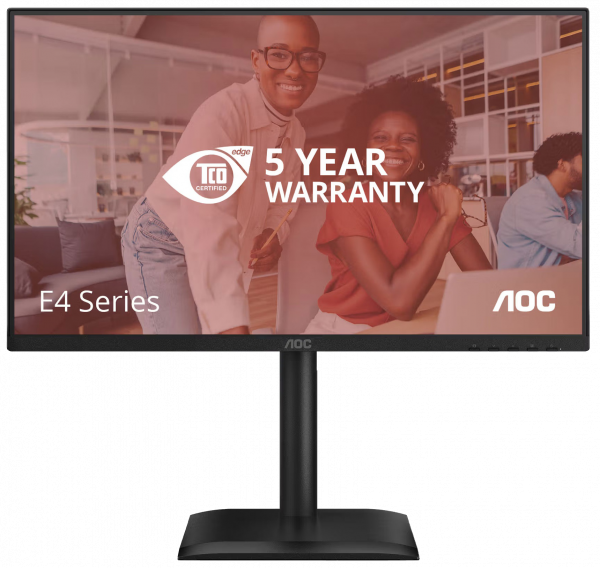Монитор 23.8" aoc 24e4cv Black - изображение 2