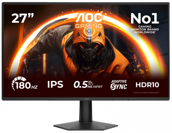 Монитор 27" aoc 27g50f Black - Фото 1 Монитор 27" aoc 27g50f Black - зображення 1