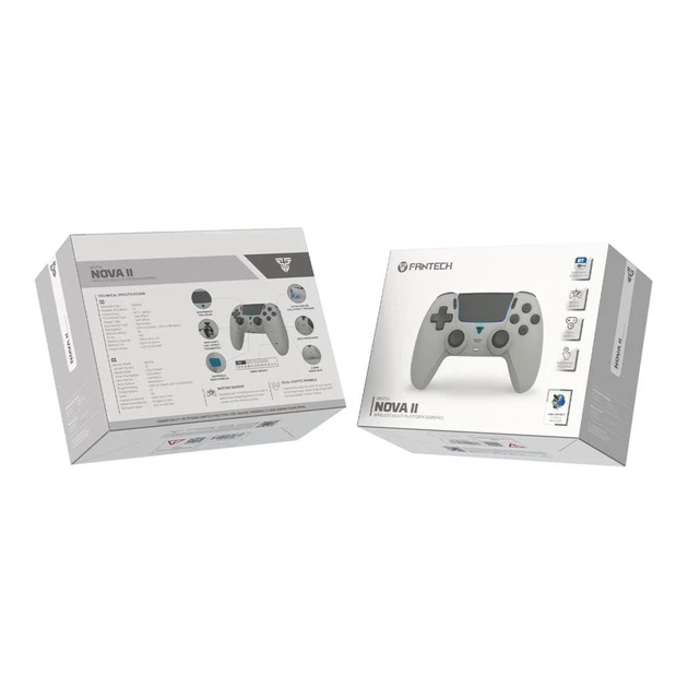 Геймпад-контроллер беспроводной Fantech WGP16 Nova II, Bluetooth 5.3, Hall-Effect стики, 21 кнопка, 12 макрокнопок, Gray - изображение 2