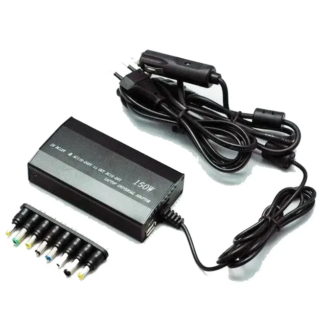 Адаптер для ноутбука MY 150W универсальная зарядка Блок питания от сети и прикуривателя 12-24В - изображение 3