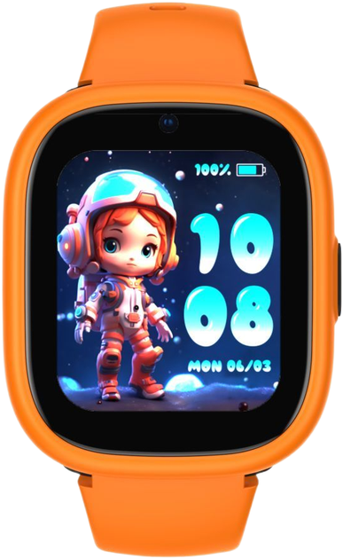 Smartwatch dla dzieci Lagenio 4G Kids Watch K3 Orange (6978636410101) - obraz 2