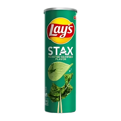 Чипси Lay's Stax Seaweed Азійські зі Смаком Норі 90g - Фото 1 Чипси Lay's Stax Seaweed Азійські зі Смаком Норі 90g - зображення 1