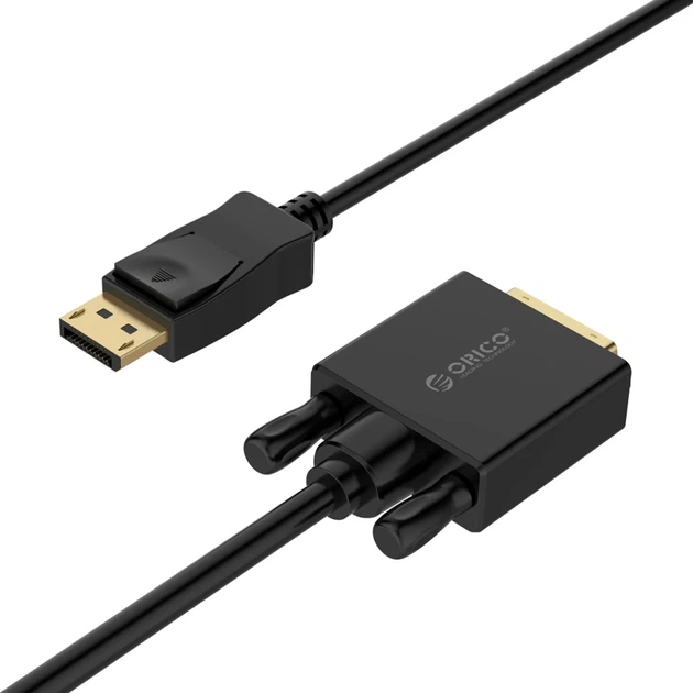 Kabel Orico XD‑DTD DisplayPort to DVI 4K 3 m (6936761873161) - obraz 2