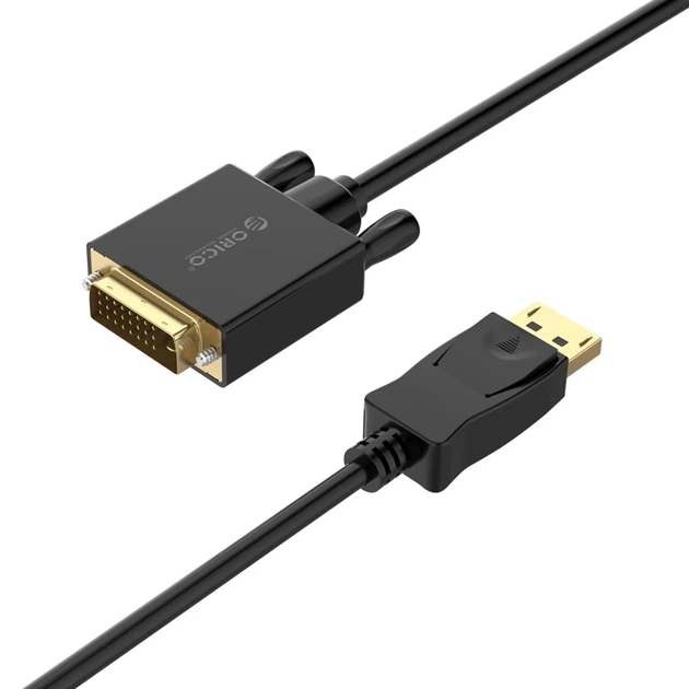 Kabel Orico XD‑DTD DisplayPort to DVI 4K 3 m (6936761873161) - obraz 5