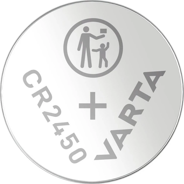 Батарея Varta CR2450 1 шт (BAT0349) - Фото 2 Батарея Varta CR2450 1 шт (BAT0349) - изображение 2