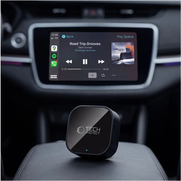 Адаптер Tech-Protect Ultraboost CA01 Apple CarPlay / Android Auto USB Bluetooth 5.4 Black (5906302323876) - Фото 8 Адаптер Tech-Protect Ultraboost CA01 Apple CarPlay / Android Auto USB Bluetooth 5.4 Black (5906302323876) - изображение 8
