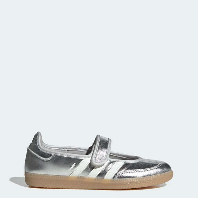 Жіночі балетки SAMBA JANE adidas KK2502 40 (6.5 UK) срібний (4069987452840) - Фото 1 Жіночі балетки SAMBA JANE adidas KK2502 40 (6.5 UK) срібний (4069987452840) - зображення 1