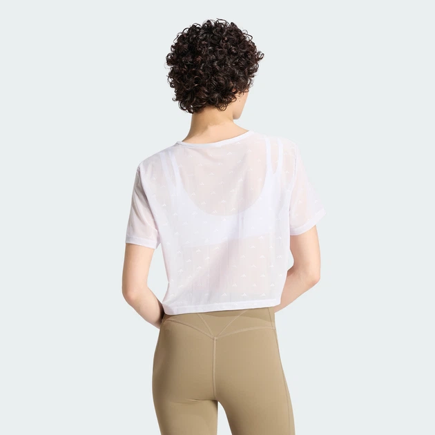 Жіноча футболка PrimeLift Essentials Workout Boxy Mesh adidas KT3828 (M) фіолетовий (4069993491871) - Фото 2 Жіноча футболка PrimeLift Essentials Workout Boxy Mesh adidas KT3828 (M) фіолетовий (4069993491871) - зображення 2