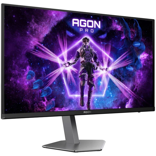 TFT 27" AOC AGON , QD-OLED QHD 2K, 280Гц, 0,03мс, 2xHDMI, 2xDP, USB-hub, HAS, Pivot, чор.-с (AG276QZD2) - изображение 2