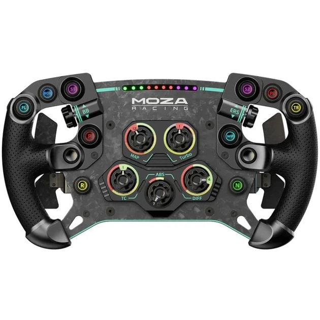 Кермо MOZA Racing GS V2P Steering for PC, 30cм., 10кн., RGB (RS056_Moza) - Фото 1 Кермо MOZA Racing GS V2P Steering for PC, 30cм., 10кн., RGB (RS056_Moza) - изображение 1