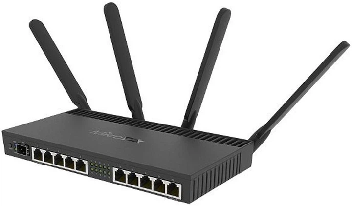 Маршрутизатор Mikrotik +L5-10xGigabit port router with a Quad-core 1.4Ghz C (RB4011iGS+5HacQ2HnD-IN) - изображение 2