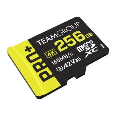 Карта памяти Team 256GB microSDXC class 10 UHS-I U3 V30 A1 Pro+ (TPPMSDX256GIA2V3003) - Фото 2 Карта памяти Team 256GB microSDXC class 10 UHS-I U3 V30 A1 Pro+ (TPPMSDX256GIA2V3003) - изображение 2